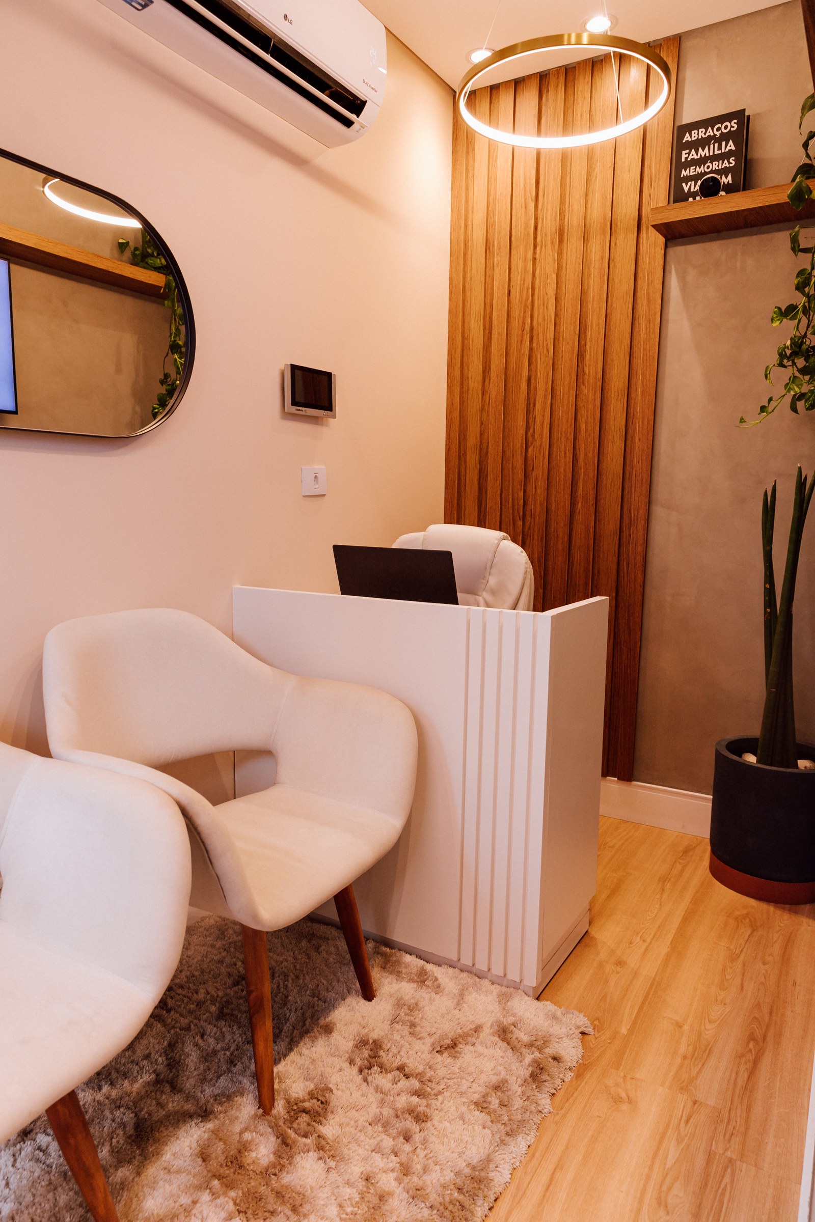 Recepção da clínica Dr. Caio Oliveira